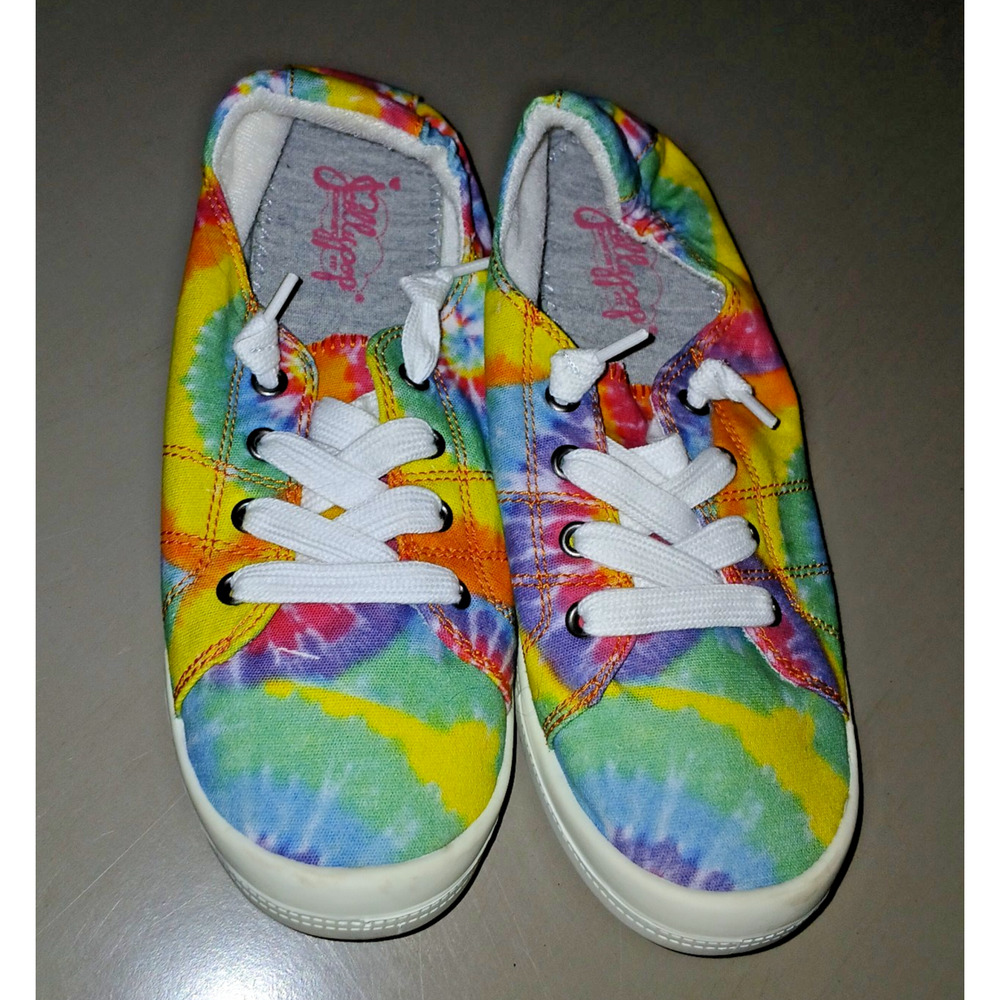 Comfort Fit Tie-dye Sneaker Wm Sz 8M Comfort Y2K Slip On Memory Foam Casual Chic